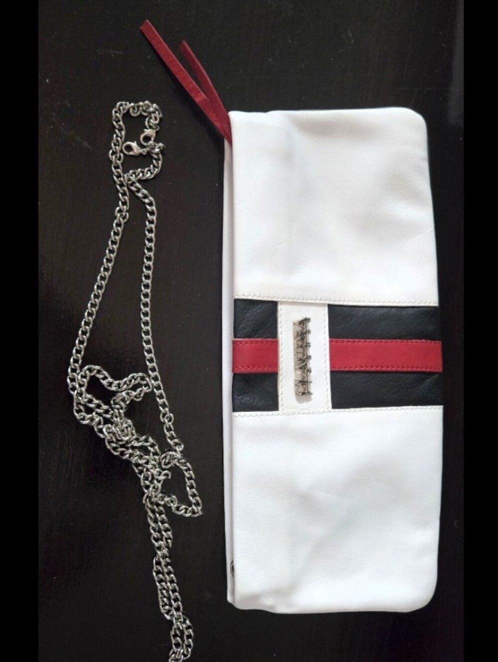 CLAUDIA FIRENZE ITALIAN LEATHER CLUTCH